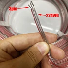 Прозрачный 3P * 0,3 мм 2 шнура питания, электрический кабель для осветительных приборов, подвесных люстр, кабель питания, прозрачный провод