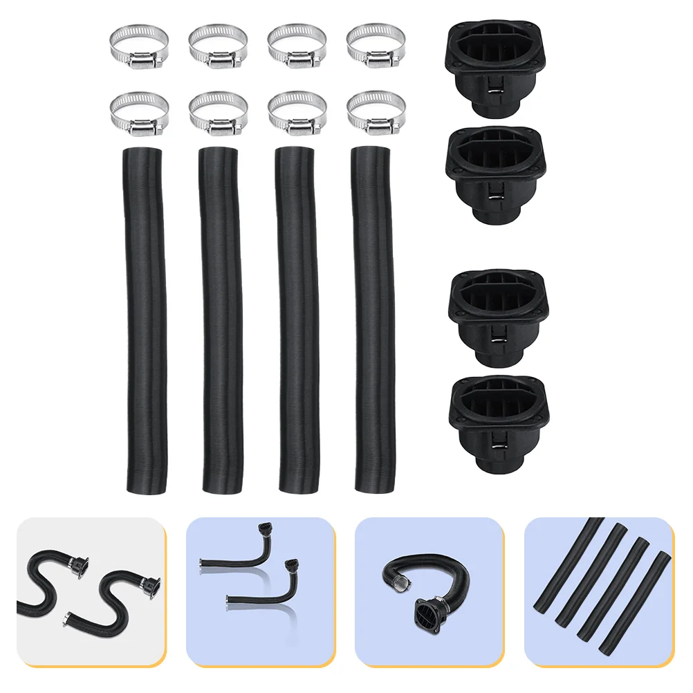 

1 Set Heater Replacements Kit Car Heater Duct Tube Air Vent Outlet with Clamps