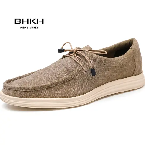 Мужские туфли-лодочки BHKH сезона осень 2024, модная повседневная обувь, удобная мужская повседневная обувь, Высококачественная обувь, дышащая обувь