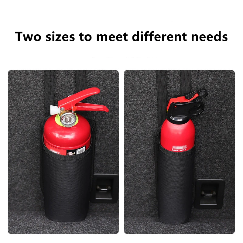 

NEW Car Fire Extinguisher Fixed ​Storage Bag Trunk Seat Back Holder Fire Extinguisher Hanging Bag Trunk Organizer Accessories