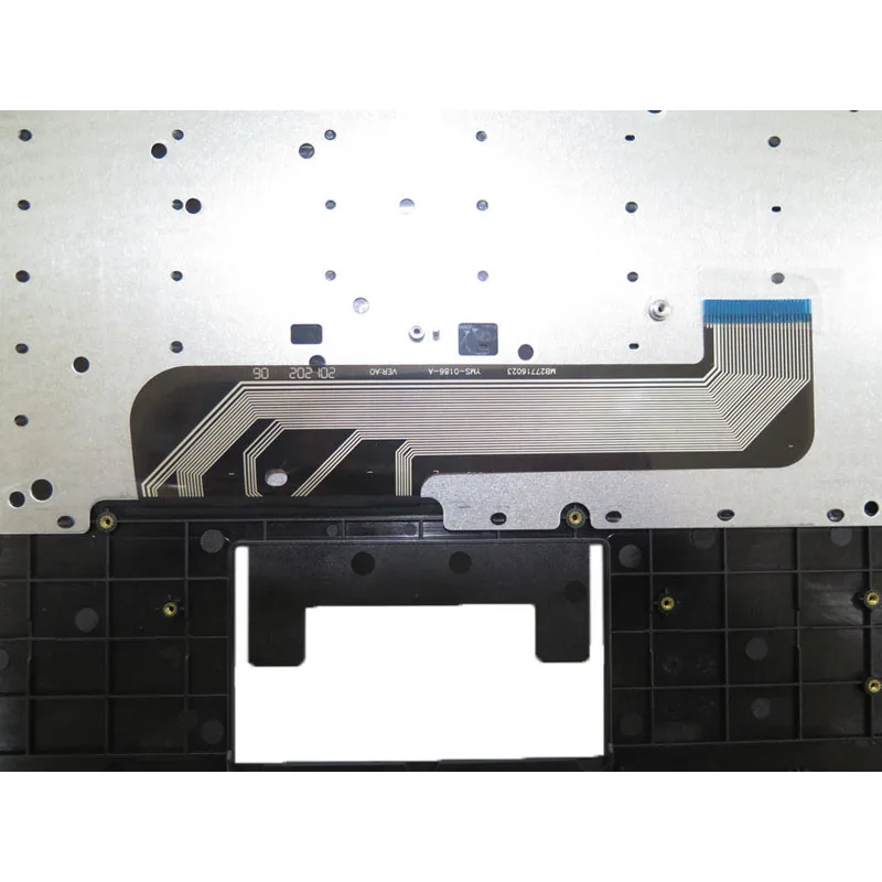 Черная подставка для рук и клавиатура ноутбука MULTILASER PC208 PC209 Latin America LA с