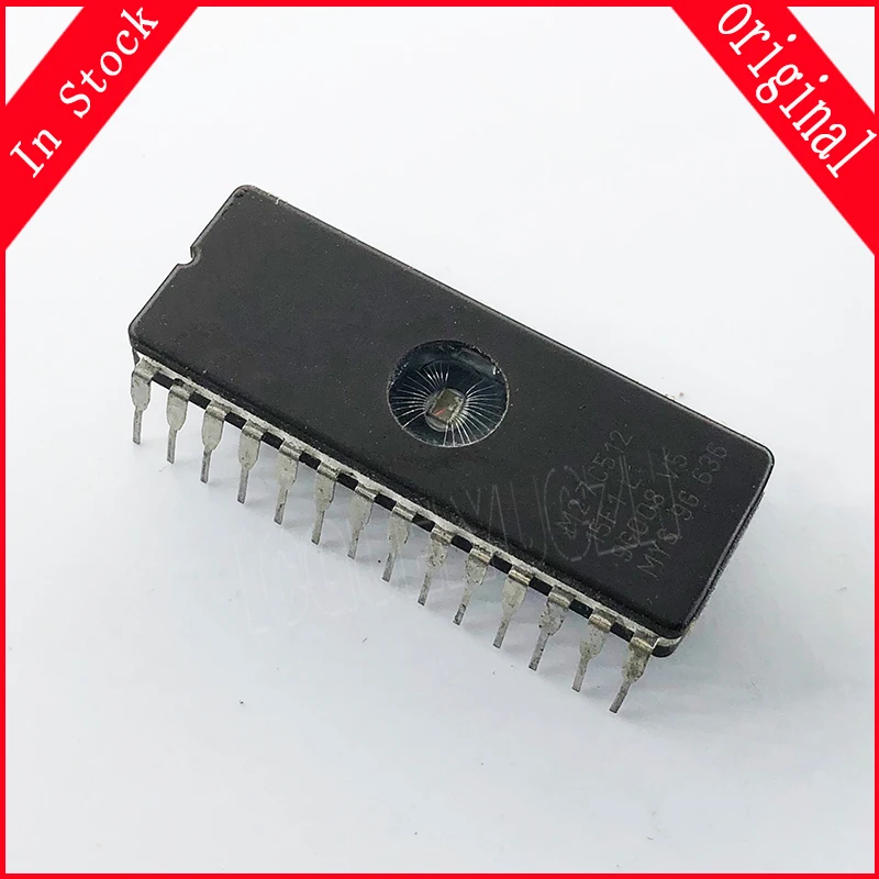 10 шт./Лот M27C512 M27C512-10F1/12F1 15F1 F6 45XF1 80XF1 27C512 eprom, Uv 512 KBIT CDIP-28 В наличии