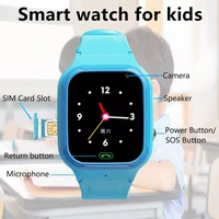 4g sim card childrens smart watch sos phone watch smartwatch for kids waterproof ip67 kids gift smartwatch for ios android