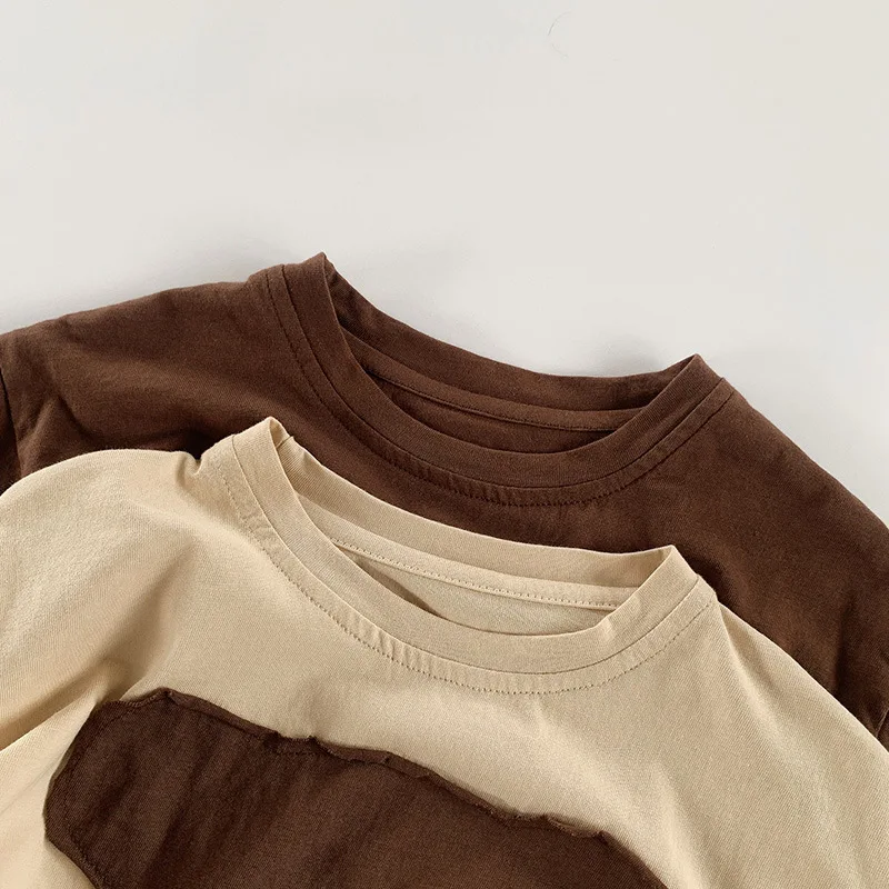 Freely Move Girls Boys Tshirts Kids Cotton Clothes Children T-Shirts for Baby Toddlers Bear T Shirts Short Sleeve Summer Tops