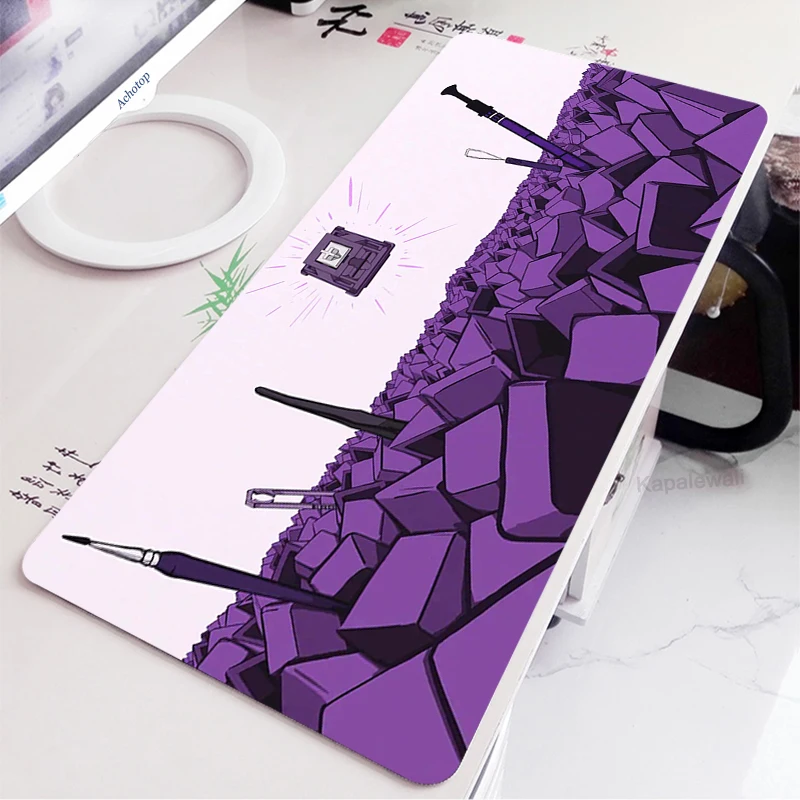 

Purple Art 1000x500mm XXL Lockedge Cute Large Gaming Mouse Pad Computer Gamer Keyboard Mouse Mat Desk mousepad for PC Desk Pads