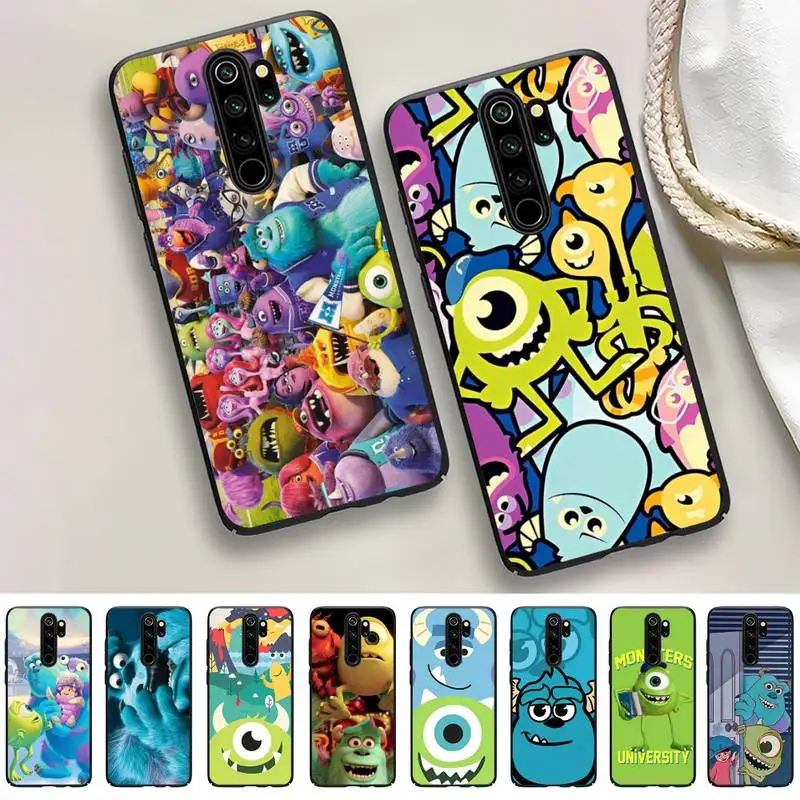 

Disney Monsters University Phone Case For Redmi 9 5 S2 K30pro Silicone Fundas for Redmi 8 7 7A note 5 5A