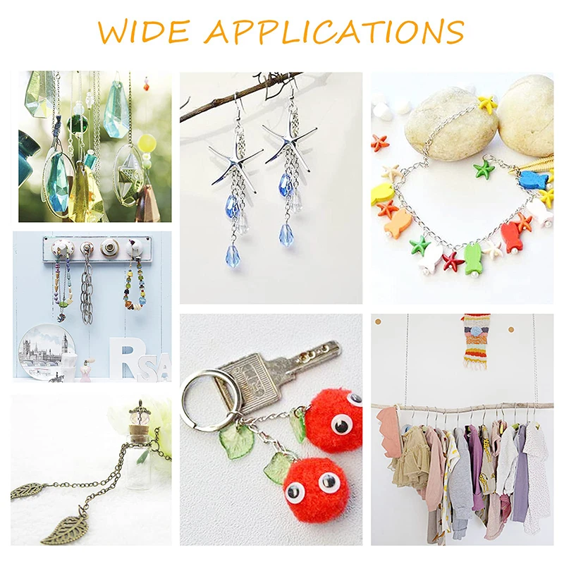 1M Stainless Steel Chain Jewelry Accessories DIY Bracelet Necklace Chains for Jewelry Making Supplies Gold Making Accessories