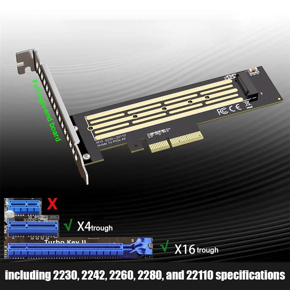 GRWIBEOU Адаптер M.2 NVMe к PCIe
