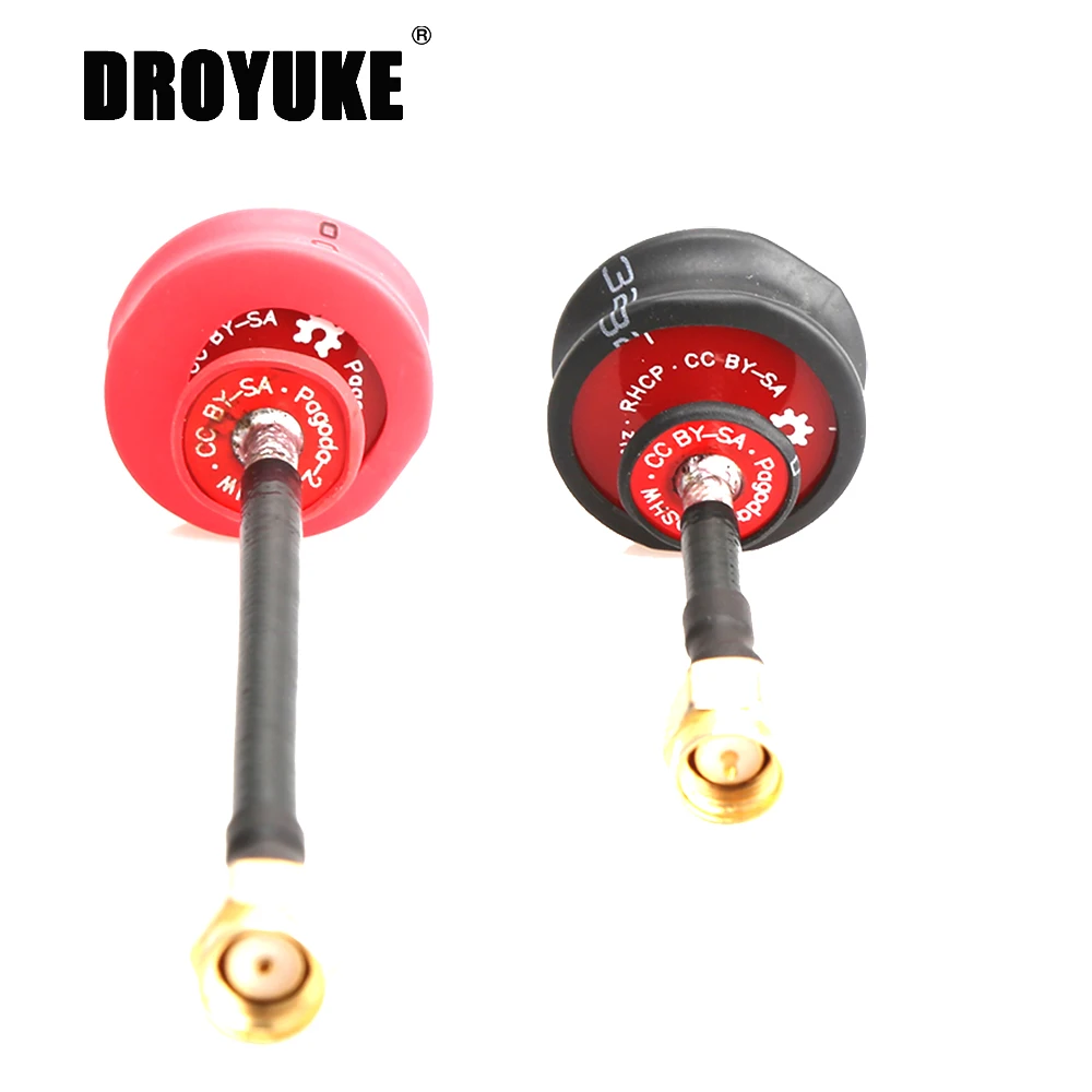 

Всенаправленная антенна Droyuke 1 шт. 5,8G 5dBi разъем SMA/фоторазъем для гоночного дрона «пагода» (50 мм/80 мм)
