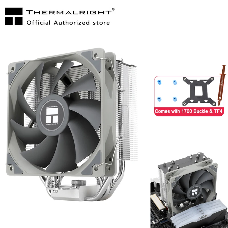 

Thermalright AK120 SE AGHP 5 Heat Pipe Pure Copper ARGB CPU Cooler 4pin PWM Air Radiator For LGA 115X 1200 1700 AM4 AM5