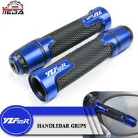 motorcycle accessories 78 22mm handlebar knobs handle bar hand grips for yamaha yzf600r yzf 600r 1996 2007 2008 2009 2010 2011