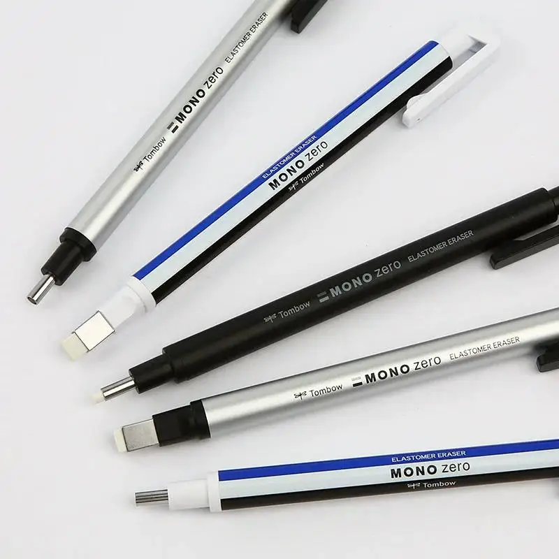Ластик Tombow MONO Zero с возможностью заправки, в форме ручки, с металлическим наконечником, для чистого и безупречного стирания, без разводов, для рисования и скетчинга. ​ Детализация ​ Тонкие линии (art.: 3920dc43276cd) - 3920dc43276cd