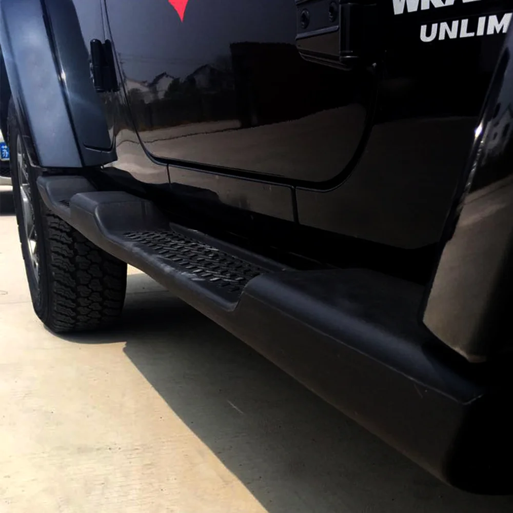 Подножки J164, черный боковой шаг (4 двери) для Jeep for wrangler JK 2007-2017 LANTSUN