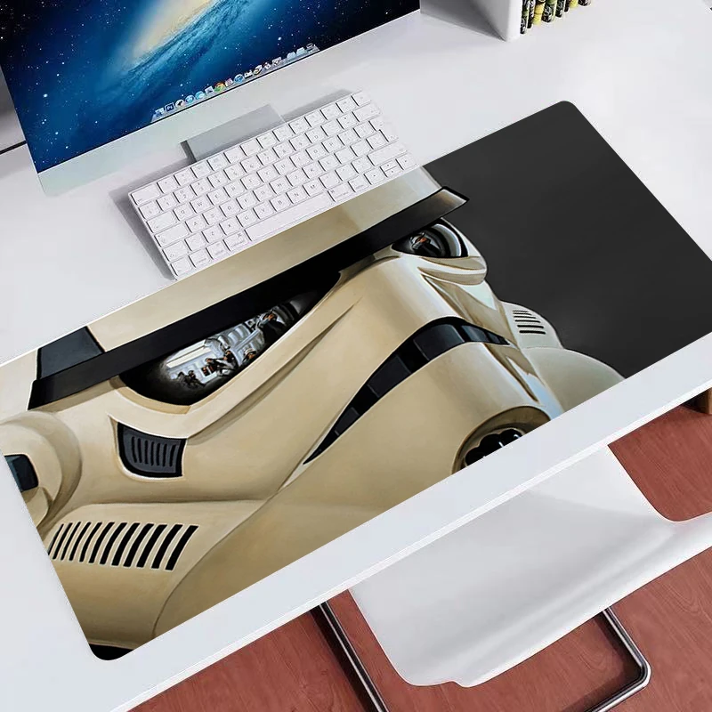 

Коврики для мыши в стиле аниме, игровой коврик для мыши, штурмовик, Звездные войны, компьютерные аксессуары, коврик, крутой коврик для клавиа...