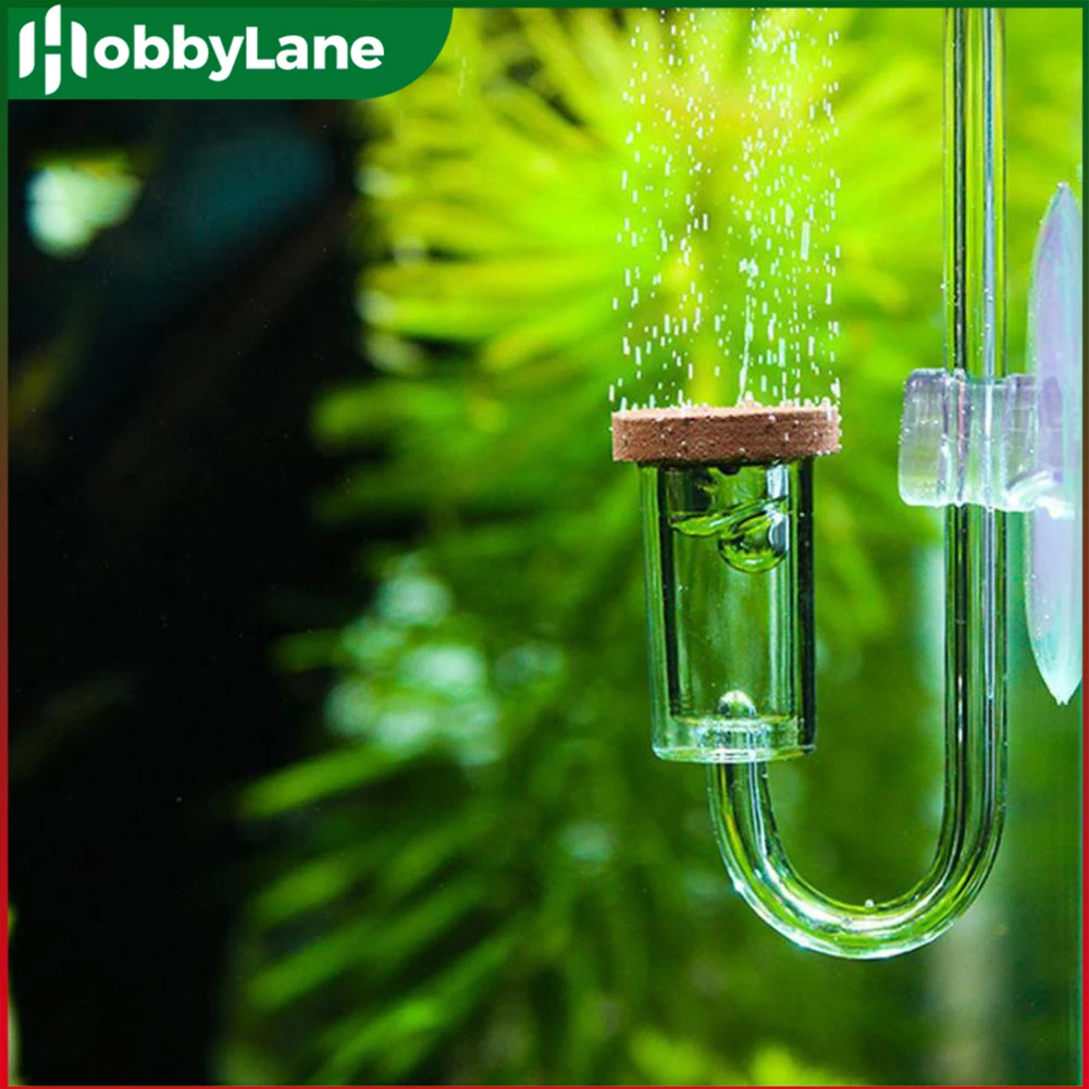 

Mini Co2 Diffusers Acrylic U-tubes Carbon Dioxide Mini Refiner For Fish Tank Aquarium Live Plant Aquarium Accessories