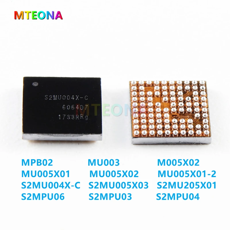 3 шт. MU005X02 MU005X01-2 S2MU005X03 MU003 M005X02 M005X01 S2MU004X-C MPB02 S2MPU06 S2MU205X01 S2MPU03 S2MPU04 IC для Samsung