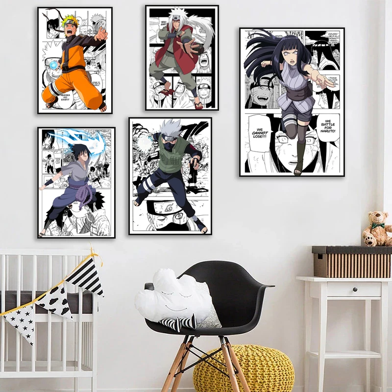 

Animation Canvas Posters and Wall Art Murals Suitable for Nordic Children's Bedroom Wall Decoration Home Decoration