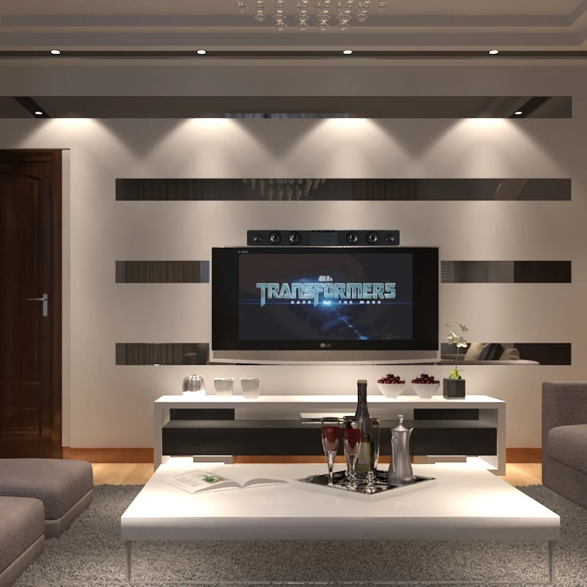 звуковая панель tv bs20. звук на телевизоре в гостиной. Sony 4k ultra short throw. колонки для телевизора. Kef ci4100ql-thx.