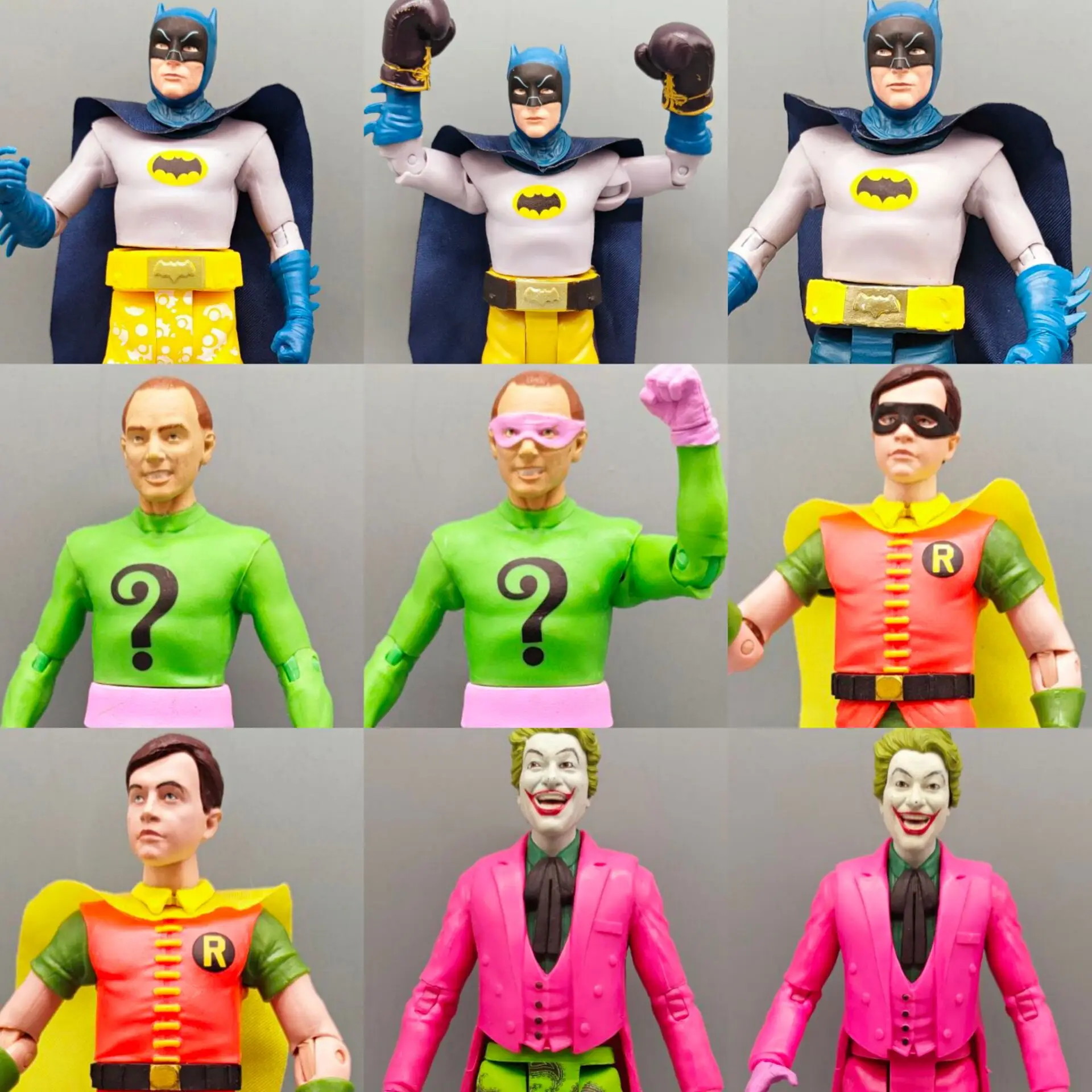 Mcfarlane Multiverse 1966 TV Series Bat-Hero Riddle-Man 6 "свободная экшн-фигурка |