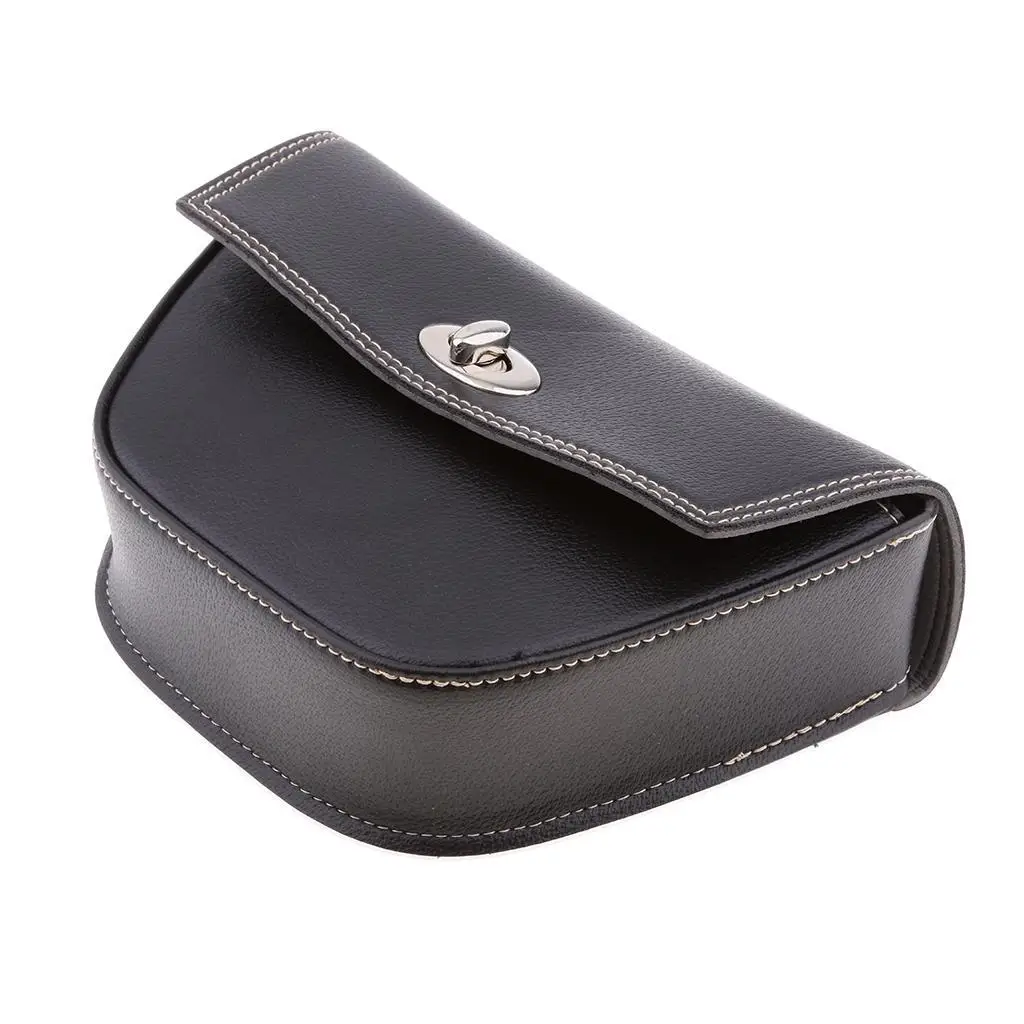 

Black PU Leather Motorcycle Side Saddlebags Saddle Bag Pannier