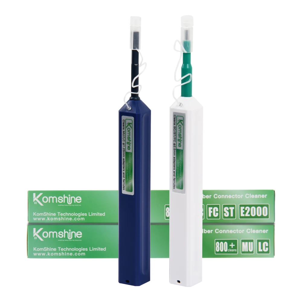 

Новый тип очистителя ручки KomShine Φ/250 волоконно-оптический очиститель 1,25 мм/2,5 мм подходит для разъема SC, FC, ST, LC