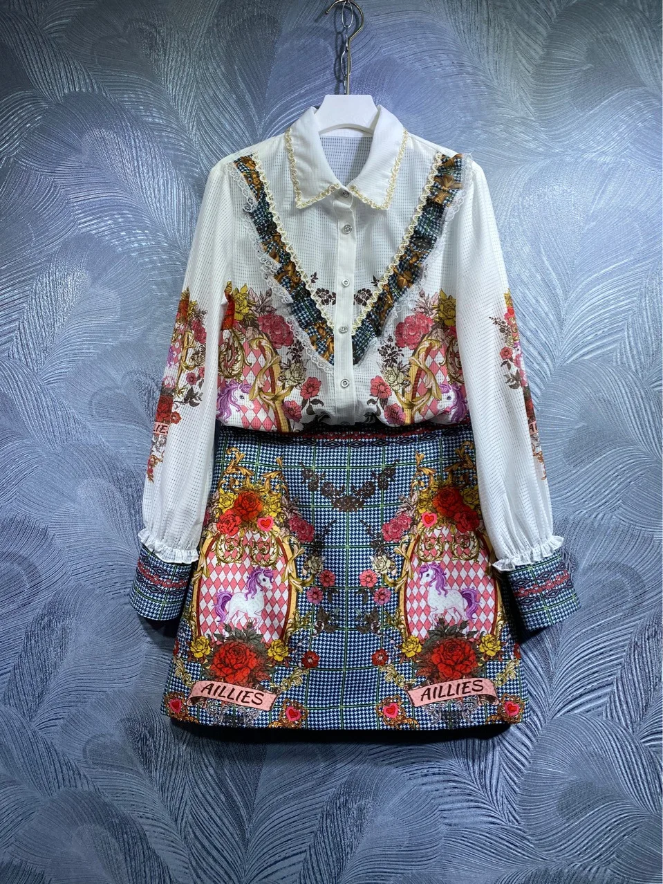 

Женское лоскутное платье-трапеция с оборками и цветочным принтом, весенние винтажные женские повседневные платья из двух предметов с длинными рукавами в стиле ретро, одежда