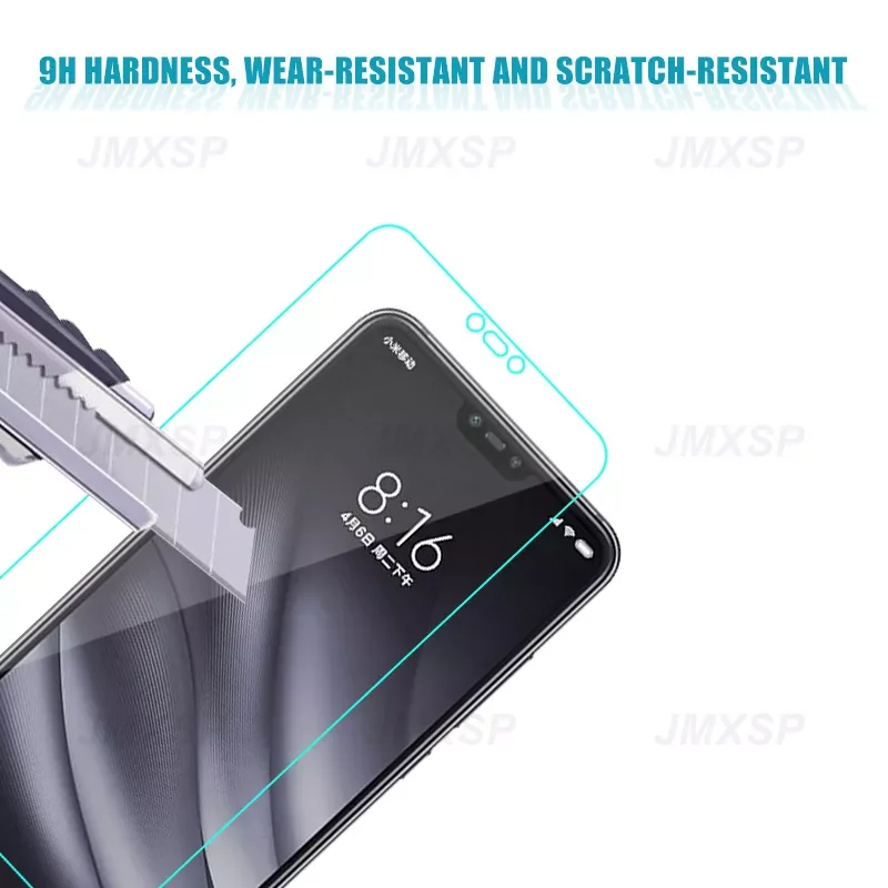4in1 Tempered Glass For Xiaomi Mi 9 8 A2 Lite 6X 6 5X Protective Glass For Xiaomi Mi 9 8 SE Pro 9T A1 Mi Max 2 3 Play Lens Film