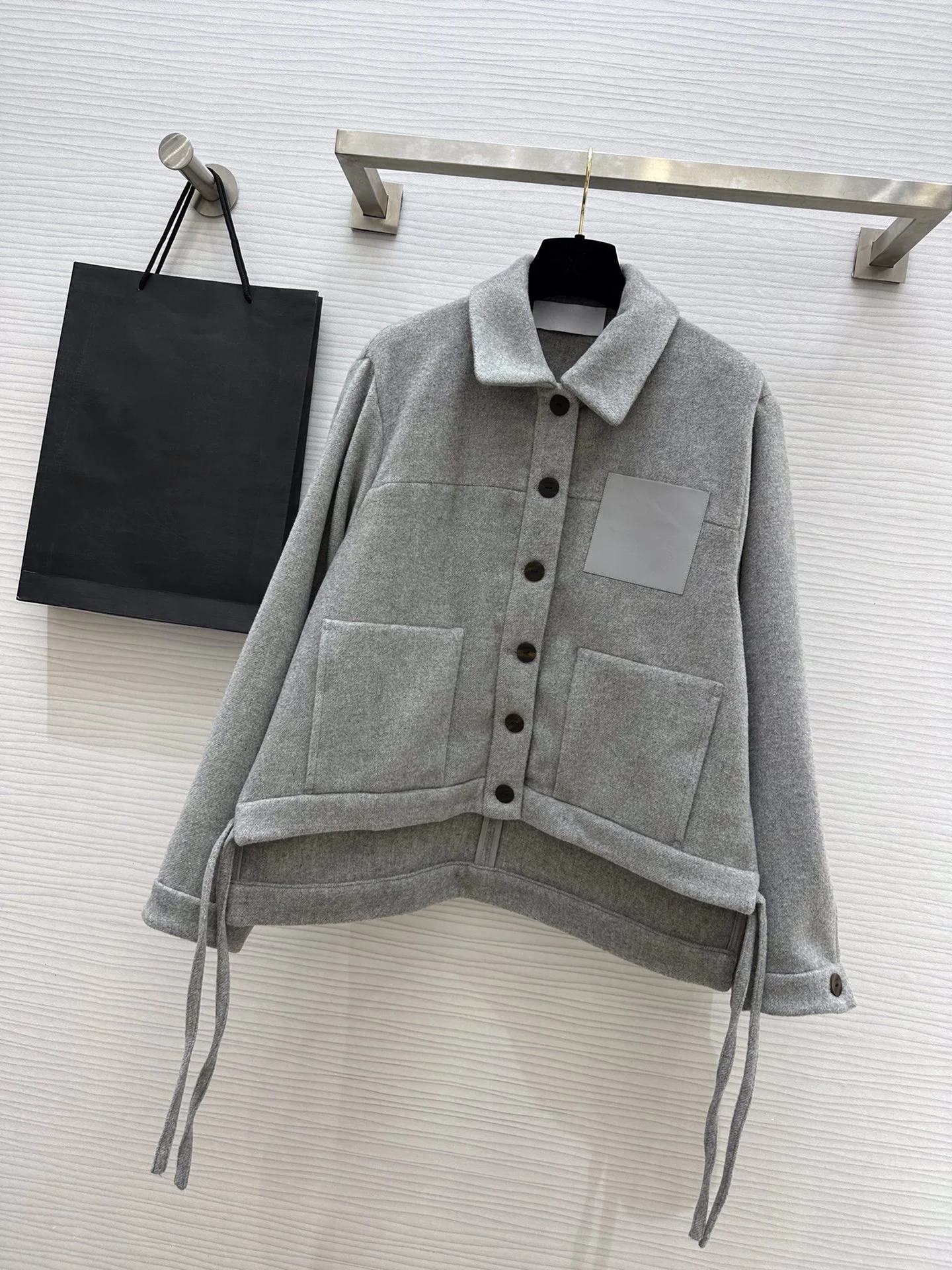 

202323 Autumn and winter the latest lapel wool coat super soft wool texture skin friendly comfortable warmth11.1