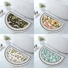 Цветочный Коврик для душа из микрофибры, рандомные входные коврики, коврики для туалета и домашних животных, коврик для ванной комнаты, коврик для ванной комнаты