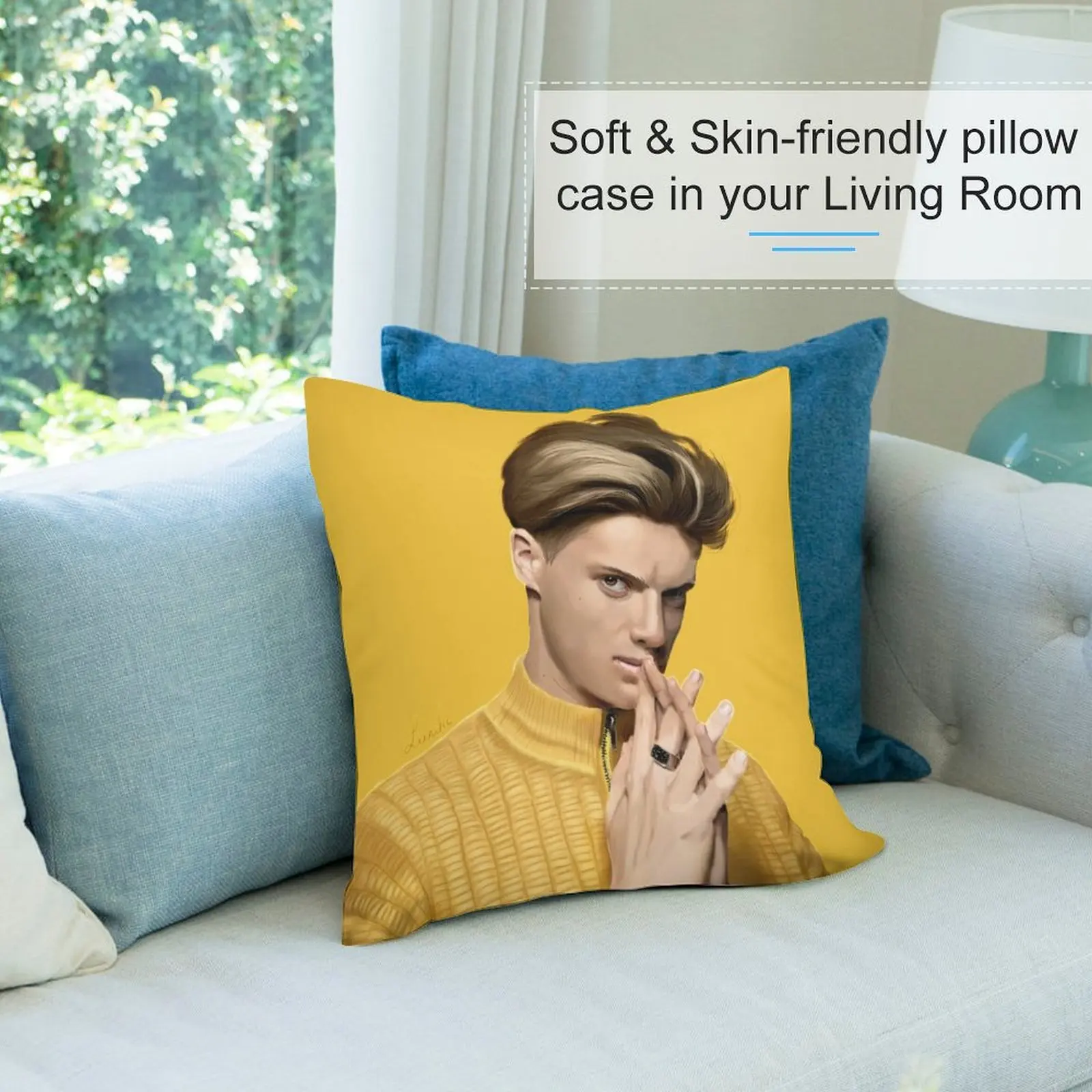 Jace Норман-Вулкан цифровая Подушка для сна рождественские подушки наволочки