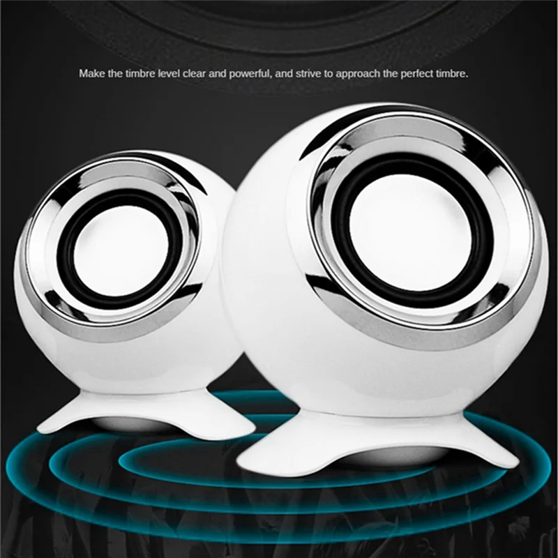 Компьютерные колонки для ПК ноутбуков USB 3 5 мм проводной воспроизведение музыки