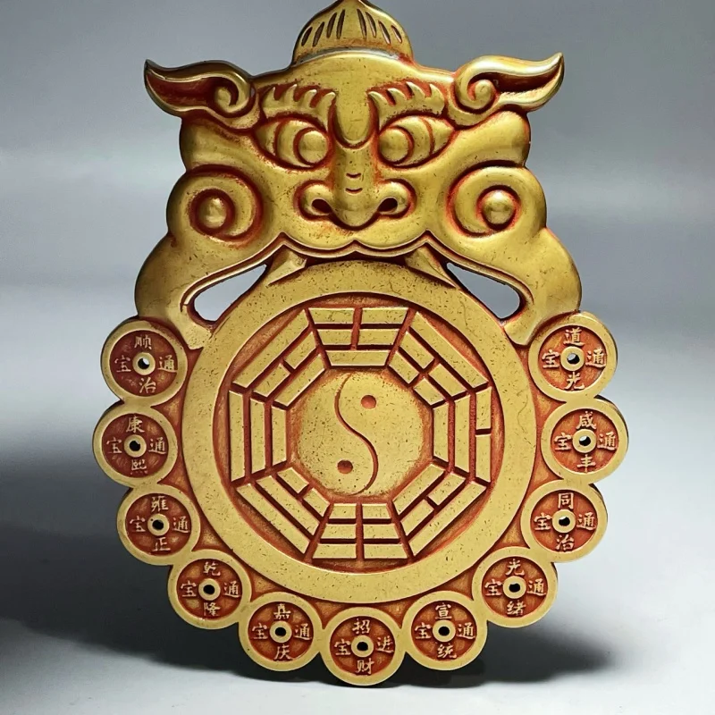 Зеркальная Подвеска из чистой меди с призраком Cinnabar восемь диаграмм подвеска