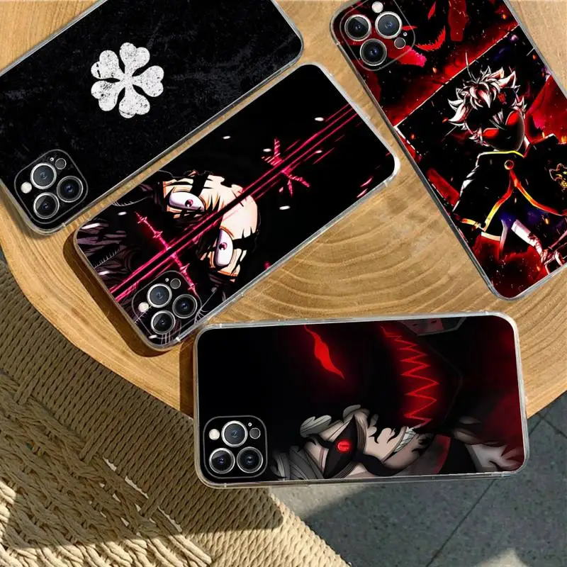 

Anime Black Clover Phone Case Silicone Soft for iphone 14 13 12 11 Pro Mini XS MAX 8 7 6 Plus X XS XR Cover
