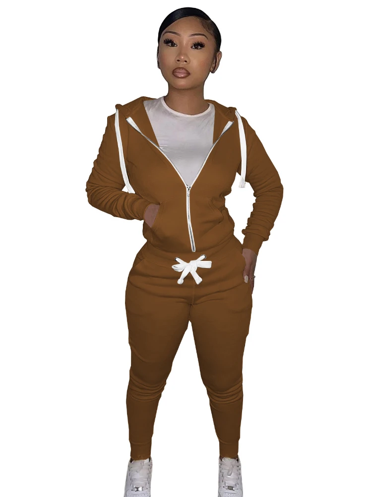 

Woman Hoodie Solid Winter New In Clothes Spring Autumn Hoodie Cotton Female Suit Slim Fit Fashion Pant Sets Hot Korean Fashion