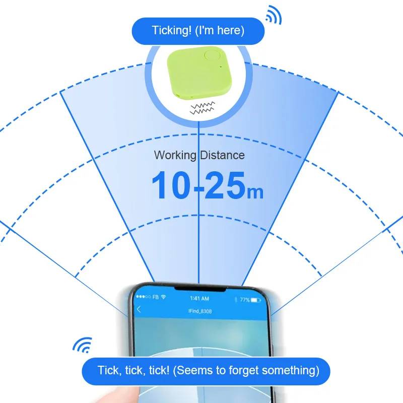 Смарт-ключ Finder GPS отслеживающий прибор для детей брелок с домашними животными