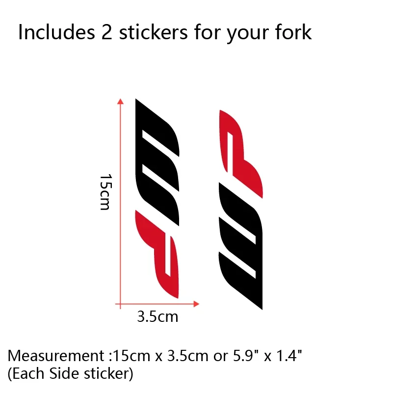 

2 шт., виниловые наклейки для мотоцикла Kyb Wp, подвеска Showa, наклейки для Yamaha Honda Suzuki Ktm Kawasaki Benelli Decor