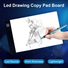 Доска для рисования с регулируемой яркостью и светодиодной подсветкой, 3 уровня