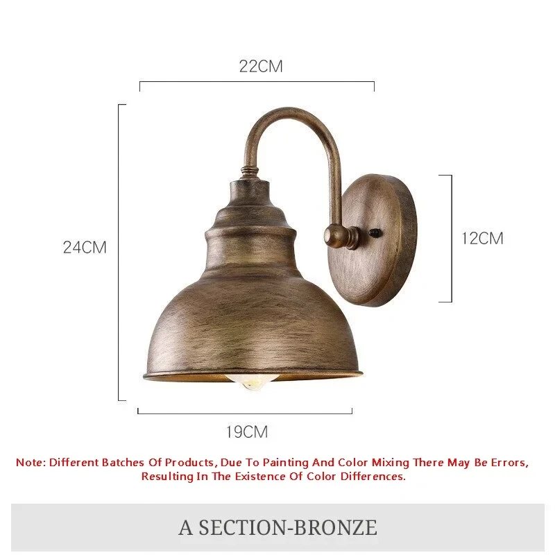 

Настенный светильник ASCELINA водонепроницаемый ретро