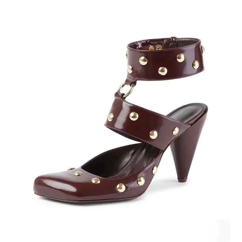 Европейские и американские модельные туфли женские нестандартные сандалии на