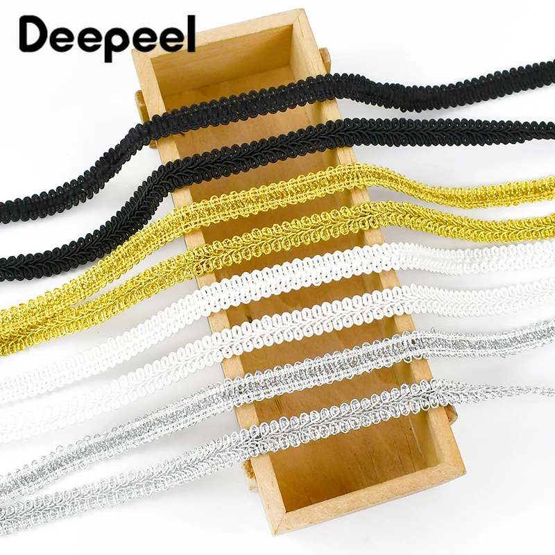 Кружевная отделка Deepeel 13 мм 5/10 ярдов