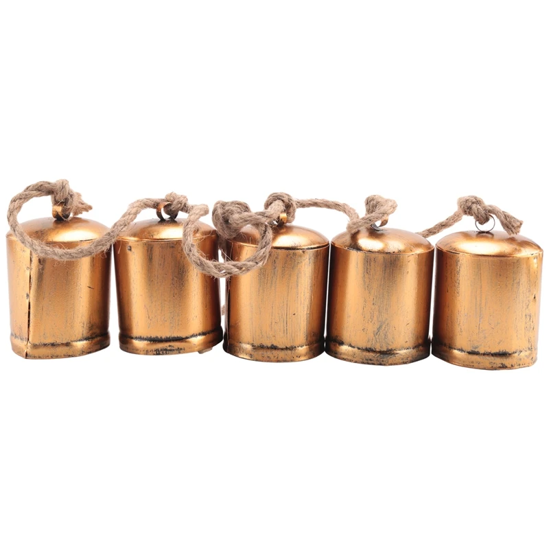 1 PCS Vintage Countryside Harmony Cow Bells Giant Bronze Cowbell Crafts
