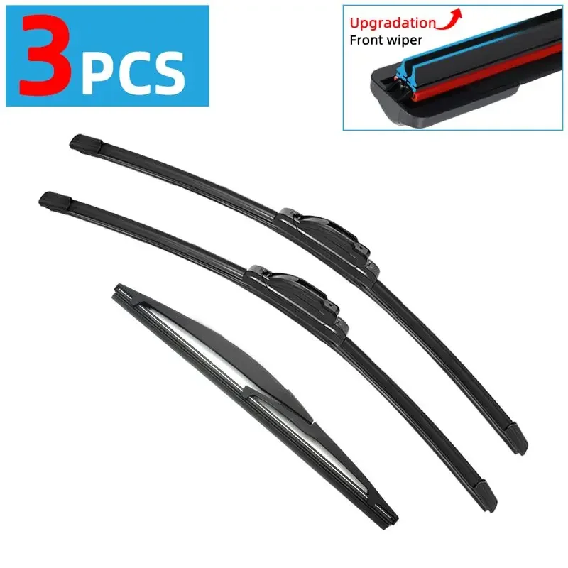 

3 шт. щетки стеклоочистителя автомобиля для SUZUKI Vitara MK4 2015-2020 годов, дворники заднего стекла, двойные резиновые автомобильные аксессуары 2017 2018 2019 2020