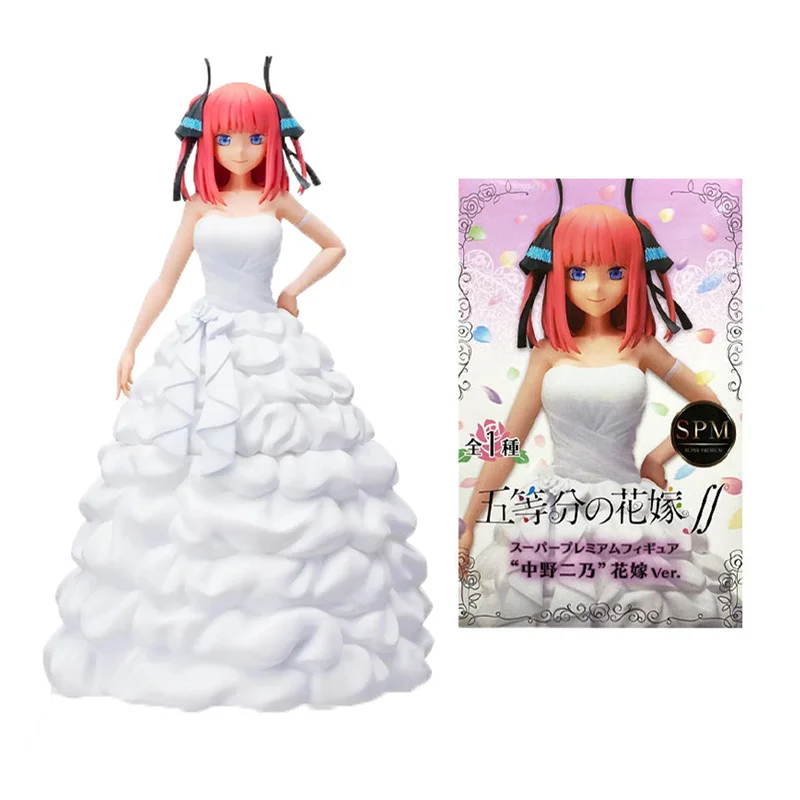 

Original Japanese Anime The Quintessential Quintuplets Nakano Nino Wedding Dress Action Figures Kids Toys Collection Model Gifts
