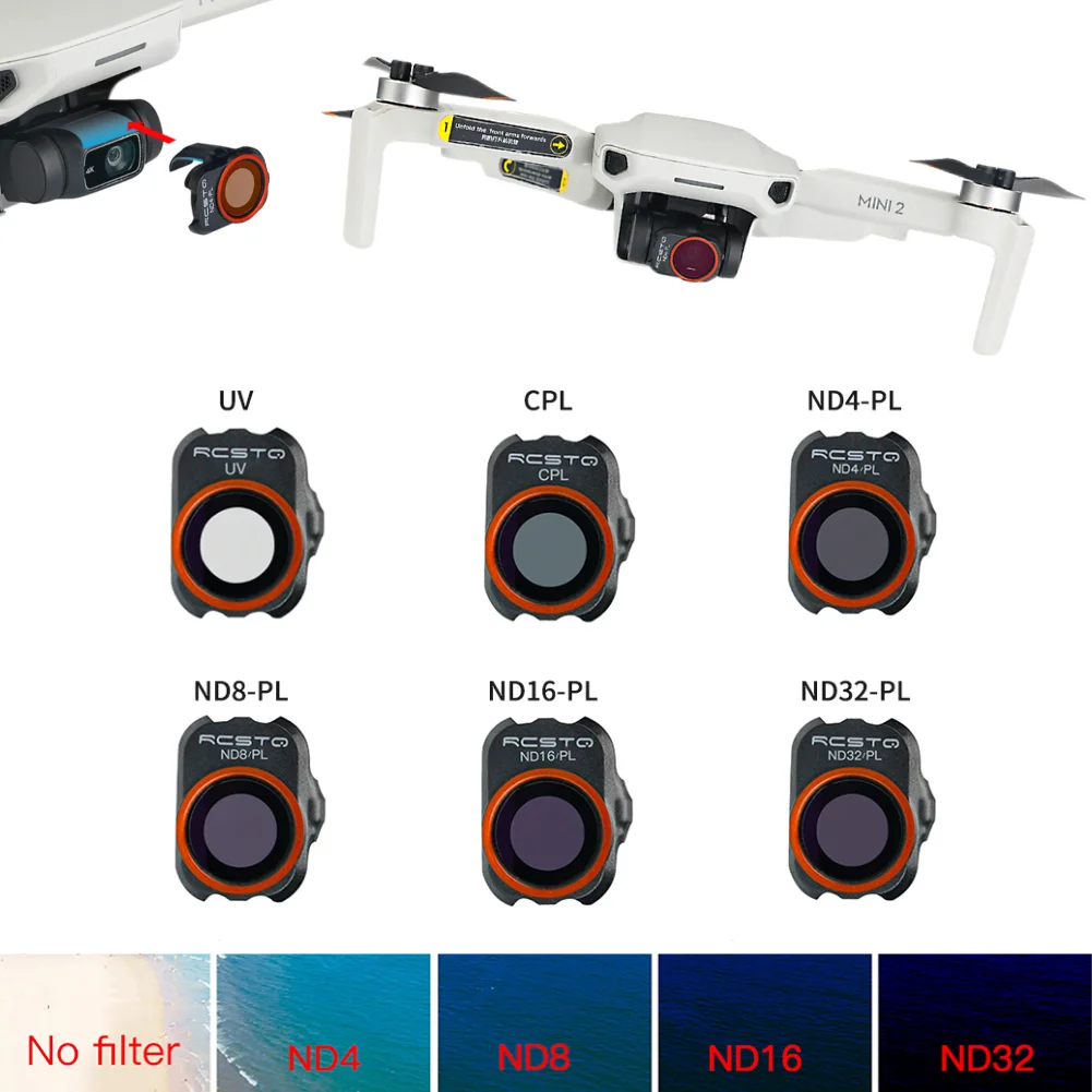 

Фильтры для объектива камеры для DJI Mavic Mini 1 2 SE UV/CPL/ND/PL Drone, оптическое стекло, защитный комплект для замены, аксессуары для дрона