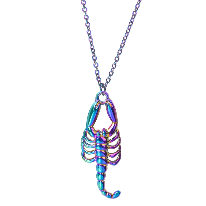 Ожерелье в виде слона осьминога для женщин и мужчин аксессуары стиле панк