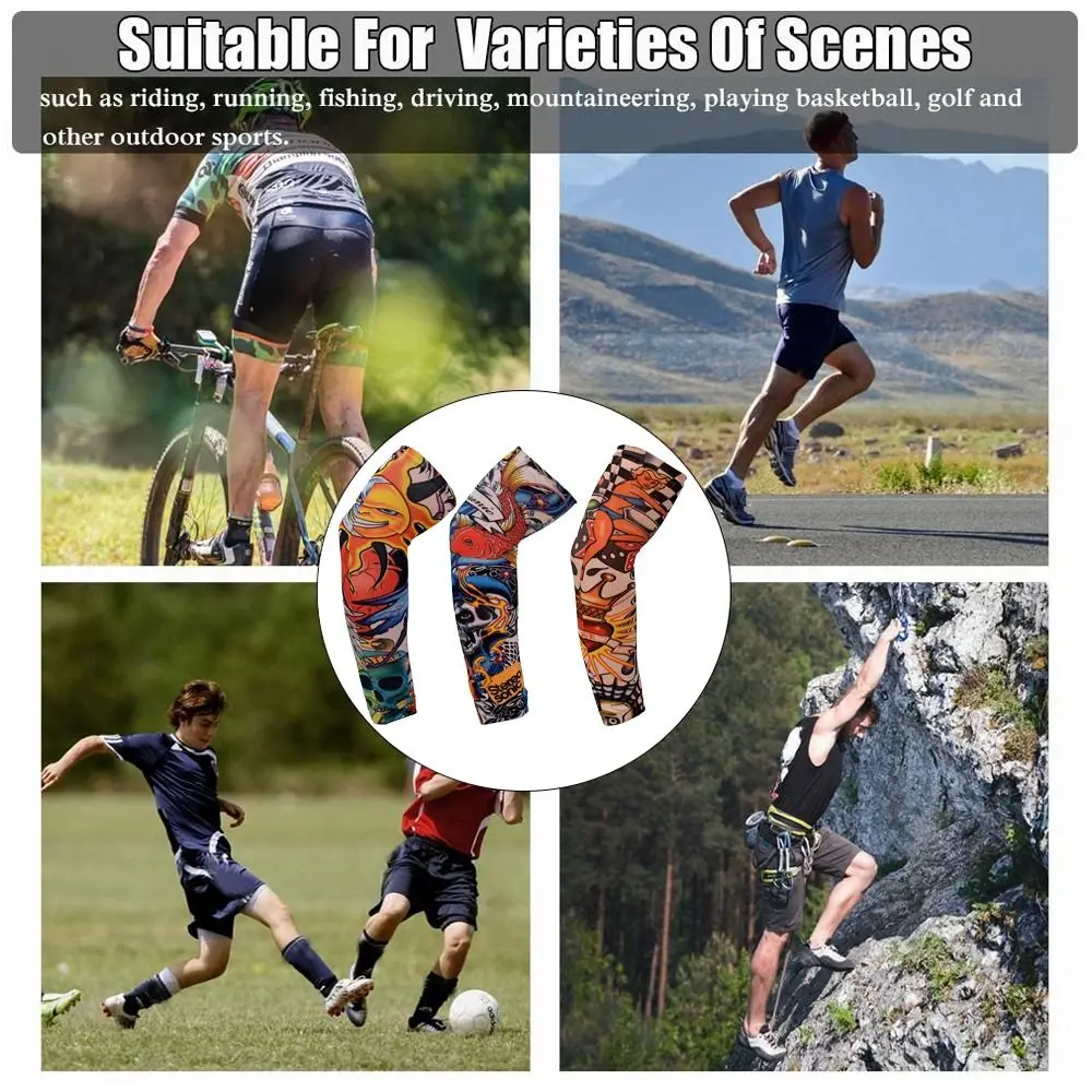 1 шт. новые солнцезащитные рукава с цветами летние охлаждающие наружные