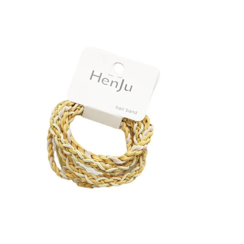 1 комплект Женская эластичная резинка для хвоста |