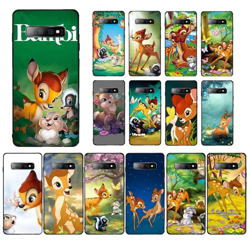 

Disney Bambi cute Phone Case for Samsung S10 21 20 9 8 plus lite S20 UlTRA 7edge