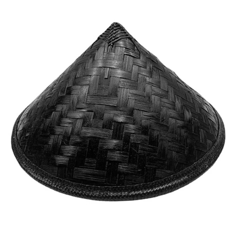 

Chinese Style Cone Hat for Summer Spring Adult Outdoor Seaside Wide Brim Hat