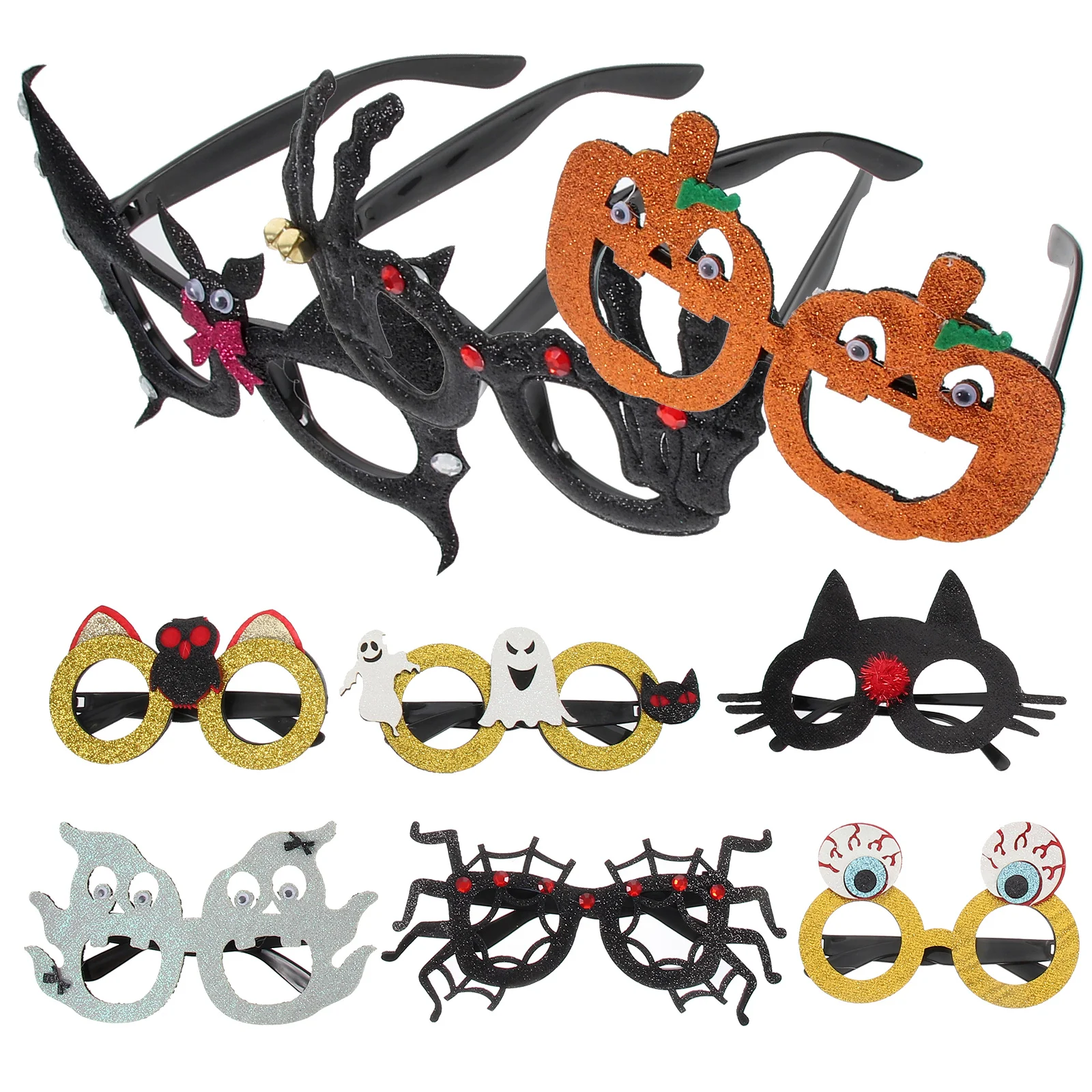 

Halloween Decorative Glasses Party Prank Eyeglasses Ornaments Cosplay Props Prom